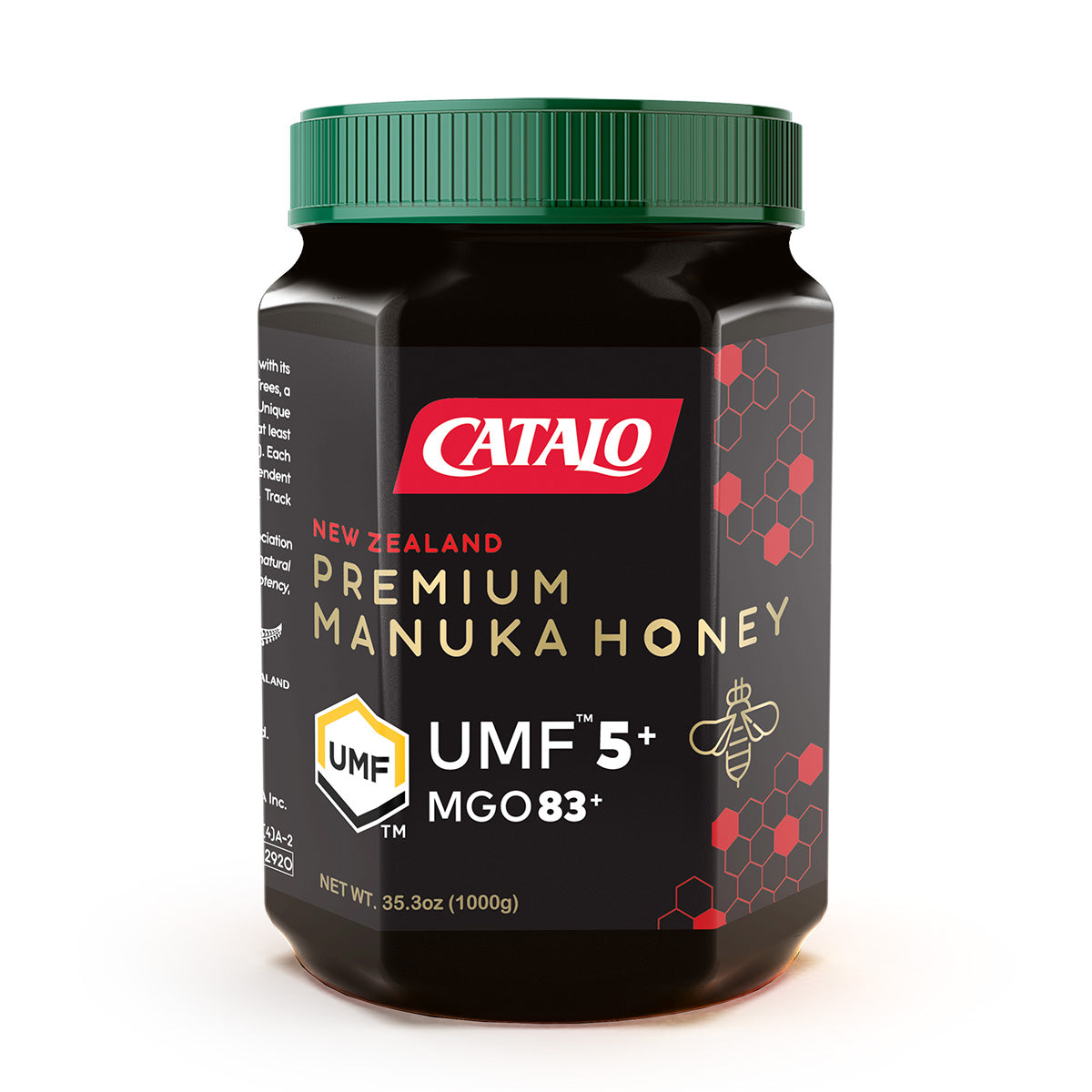CATALO家得路活性麥蘆卡因子UMF®5+蜂蜜 1000克，保護胃部，提升免疫力，抗氧化延緩衰老，適合關注腸胃健康者。