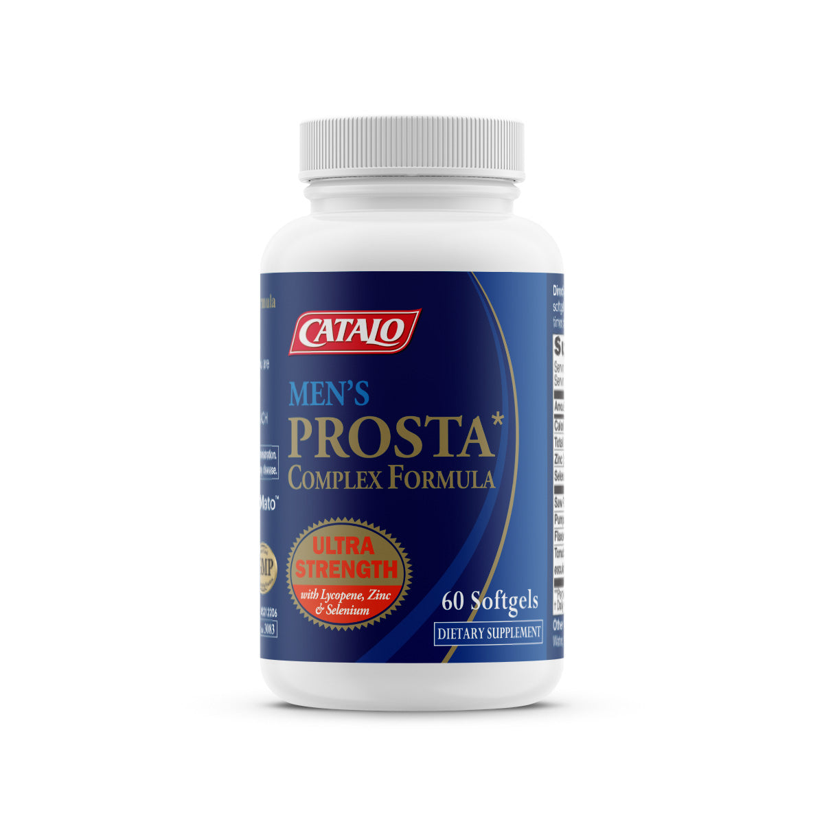 CATALO家得路特強男士前列配方 60粒，含鋸棕櫚及番茄紅素，增強男性機能，改善夜間困擾，促進頭髮健康，適合中年男士。