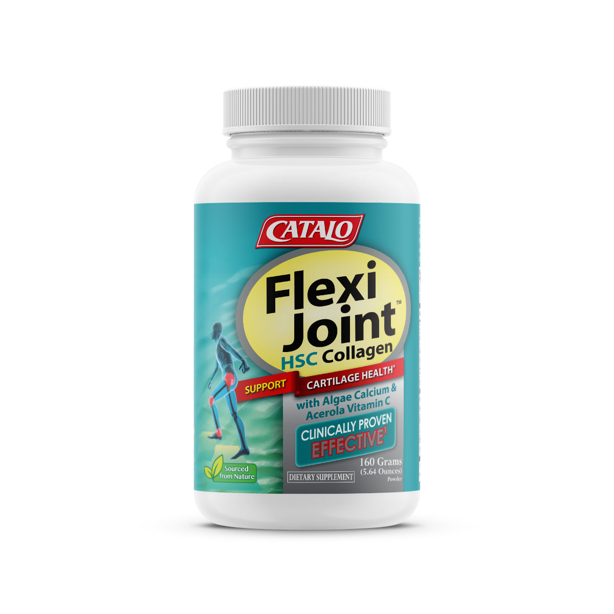 CATALO家得路關節專家HSC骨膠原160克，含FORTIGEL®骨膠原，修補軟骨，強化關節，增強靈活性，提升筋腱強度，促進軟骨再生。