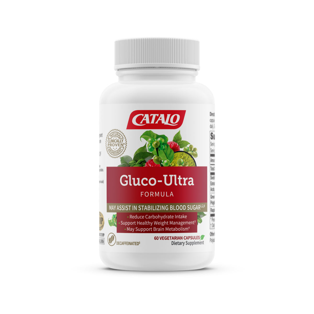 CATALO家得路特強健醣寶 60粒，含Svetol®綠咖啡豆精華，穩定血糖，促進代謝，適合關注體重者。