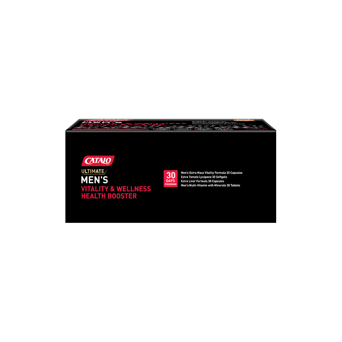 CATALO家得路男士活力能量營養組合 30包，含瑪卡及番茄紅素，提升體力，紓緩壓力，促進肝臟健康，適合關注健康的男士。