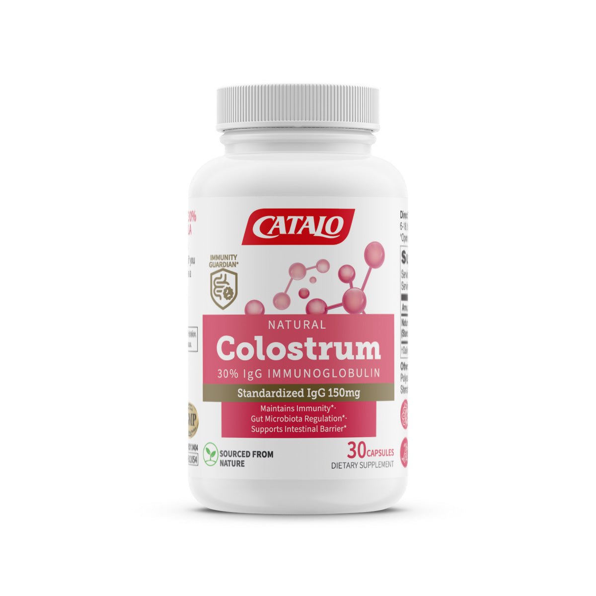 CATALO家得路醫學級免疫球蛋白 30粒，含150mg IgG，增強免疫力，改善腸胃及鼻敏，適合體弱及術後康復人士。