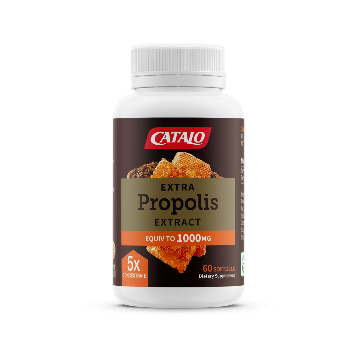 CATALO家得路特強澳洲蜂膠精華1000毫克 60粒，含類黃酮素，增強免疫力，保護肝臟，適合關注健康者。
